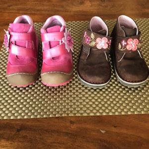 Adorable Toddler ankle boots size 10 and 11. Both pairs  for $15
